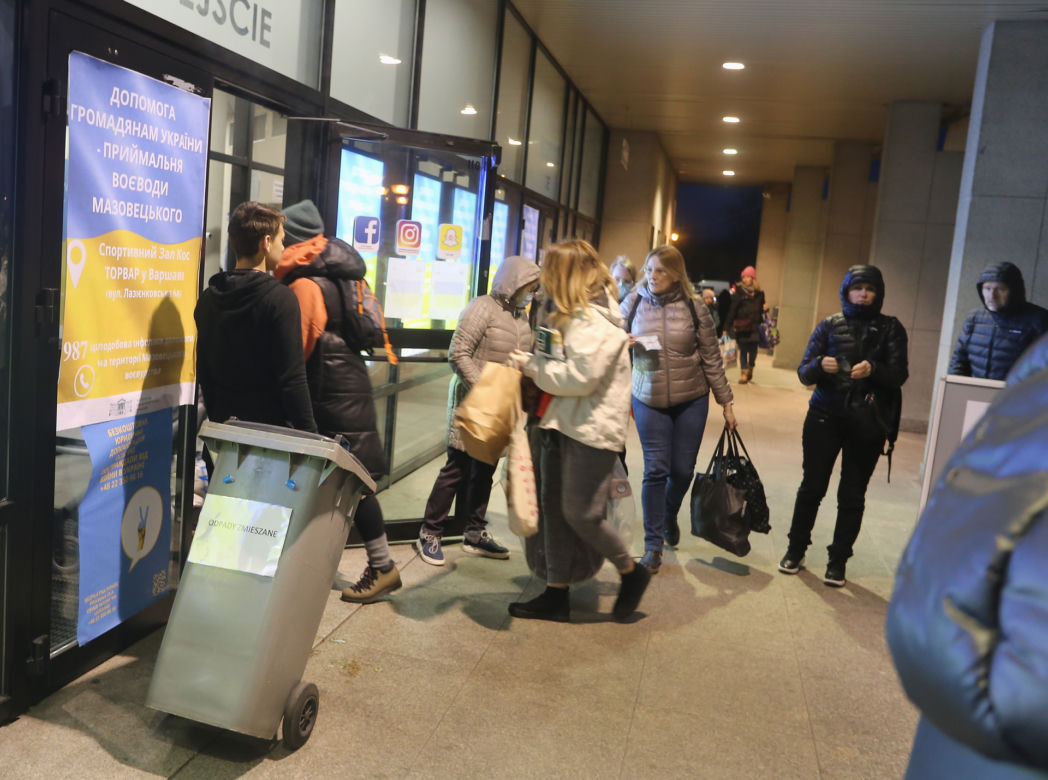 Wojna w Ukrainie. Punkt recepcyjny na Torwarze zostanie zamknięty