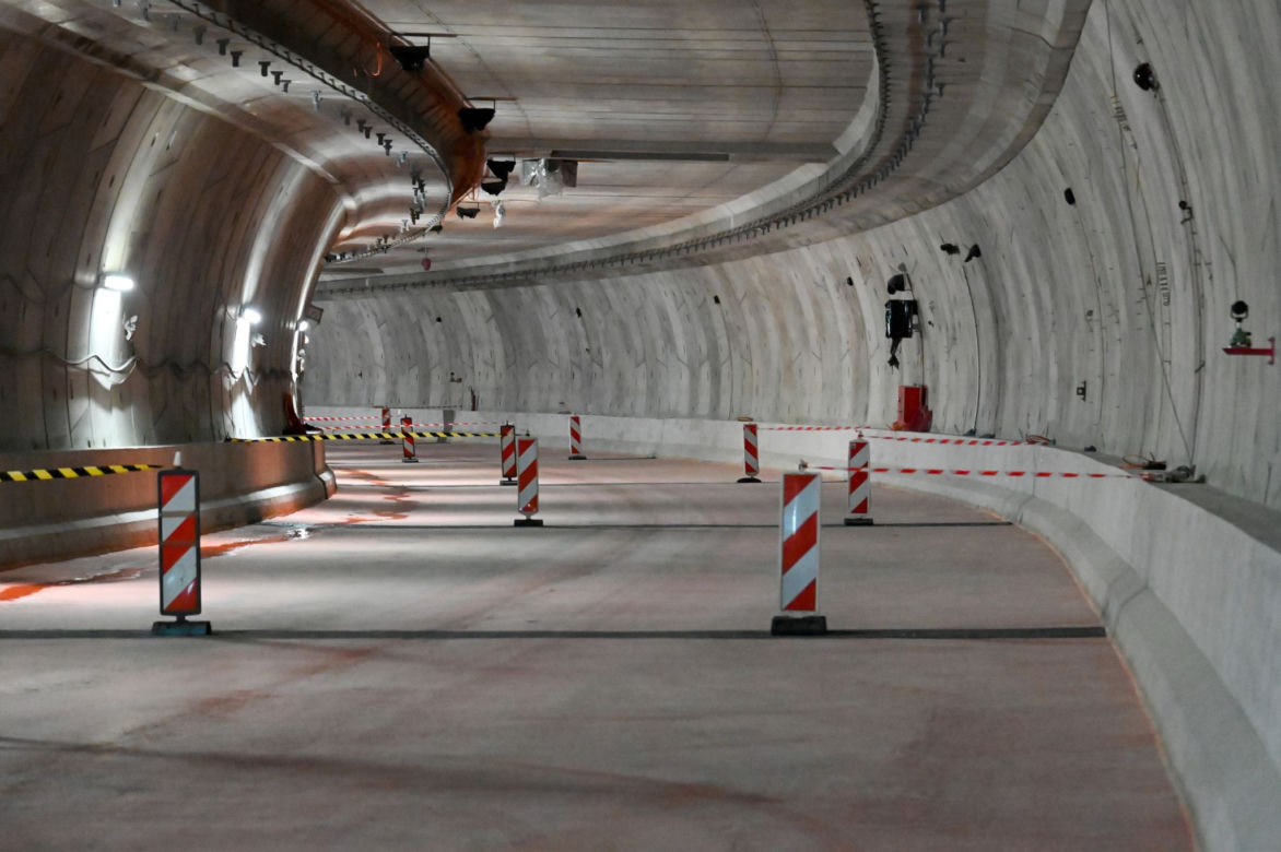 Budowa tunelu pod Świną - luty 2022
