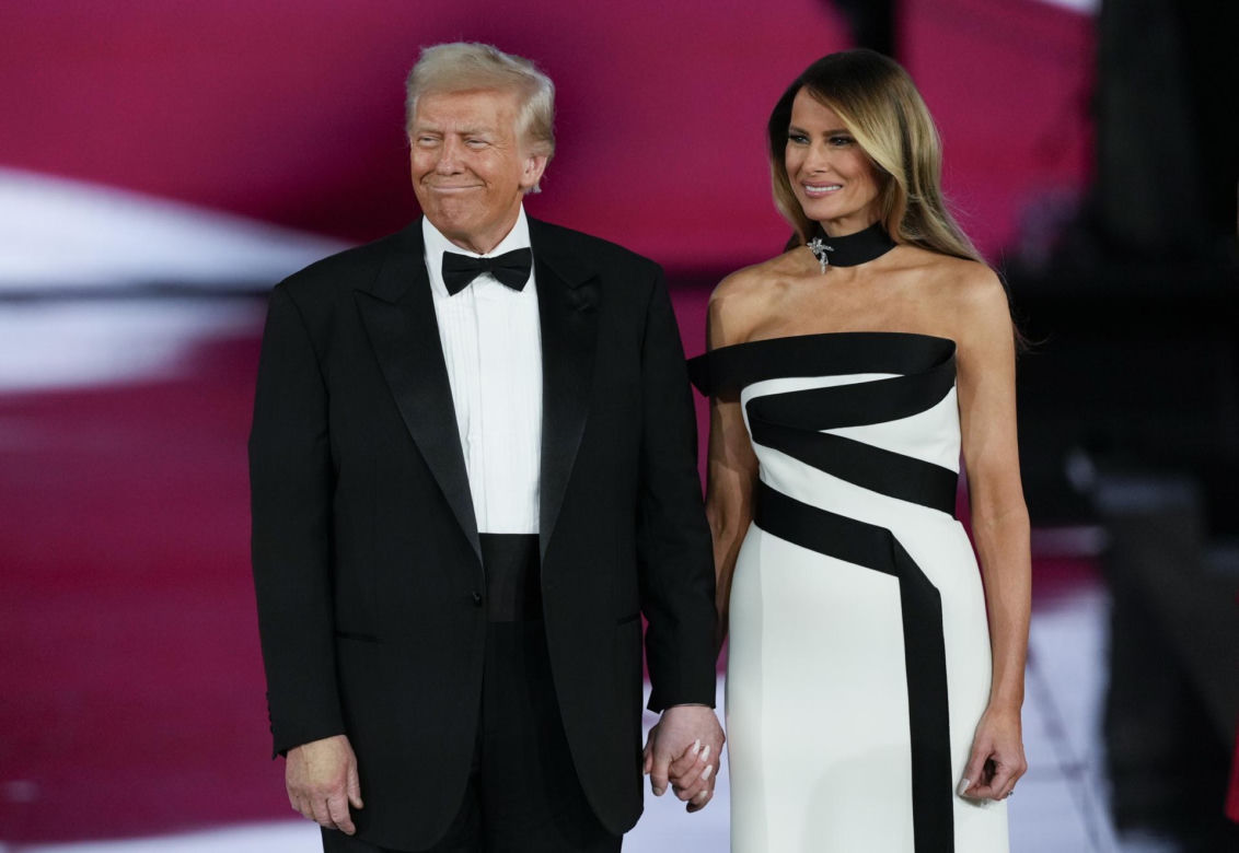 Pierwszy taniec pierwszej pary! Tak Donald Trump i Melania świętowali zaprzysiężenie