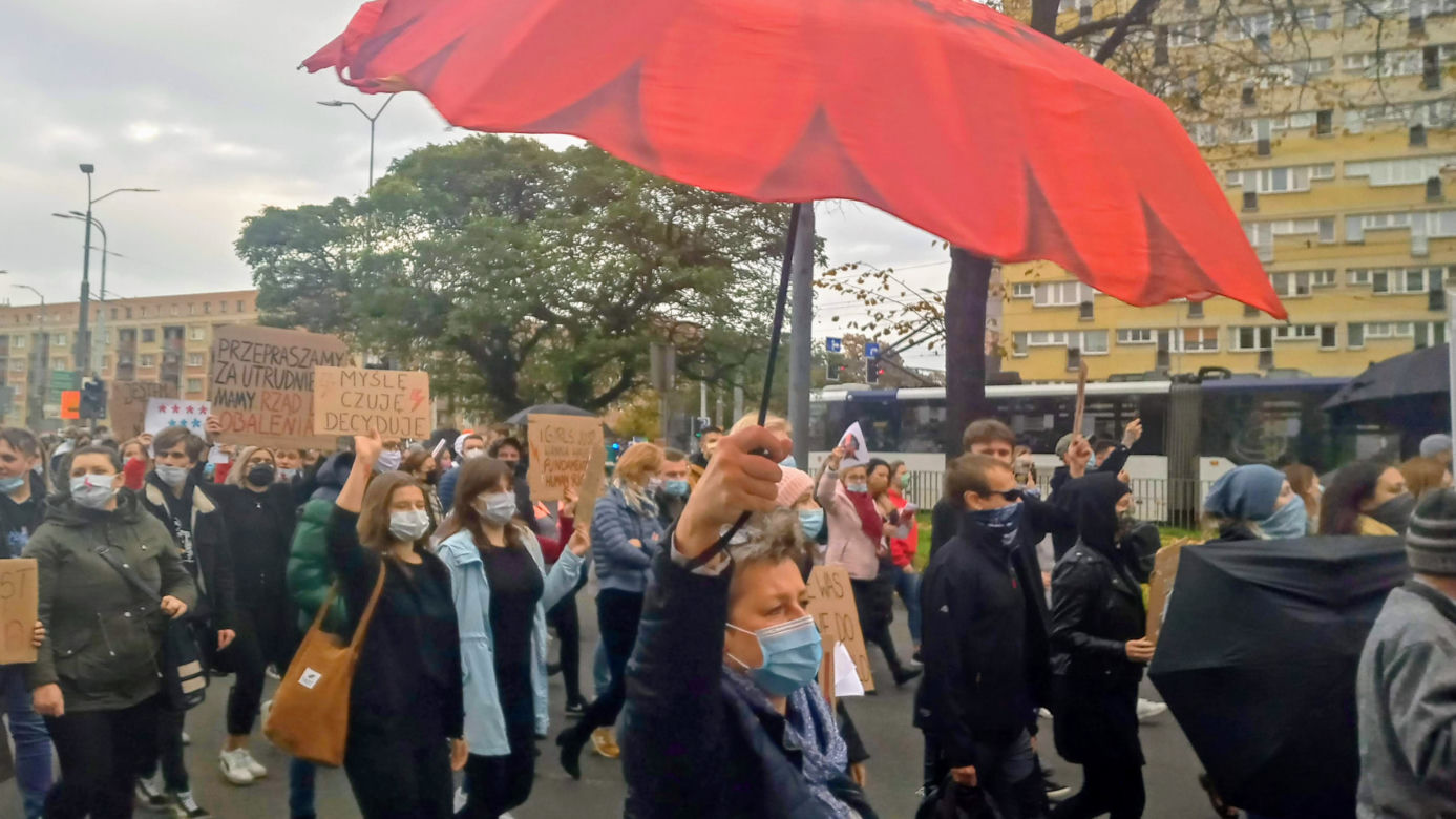 Protest kobiet w Szczecinie - 28.10.2020
