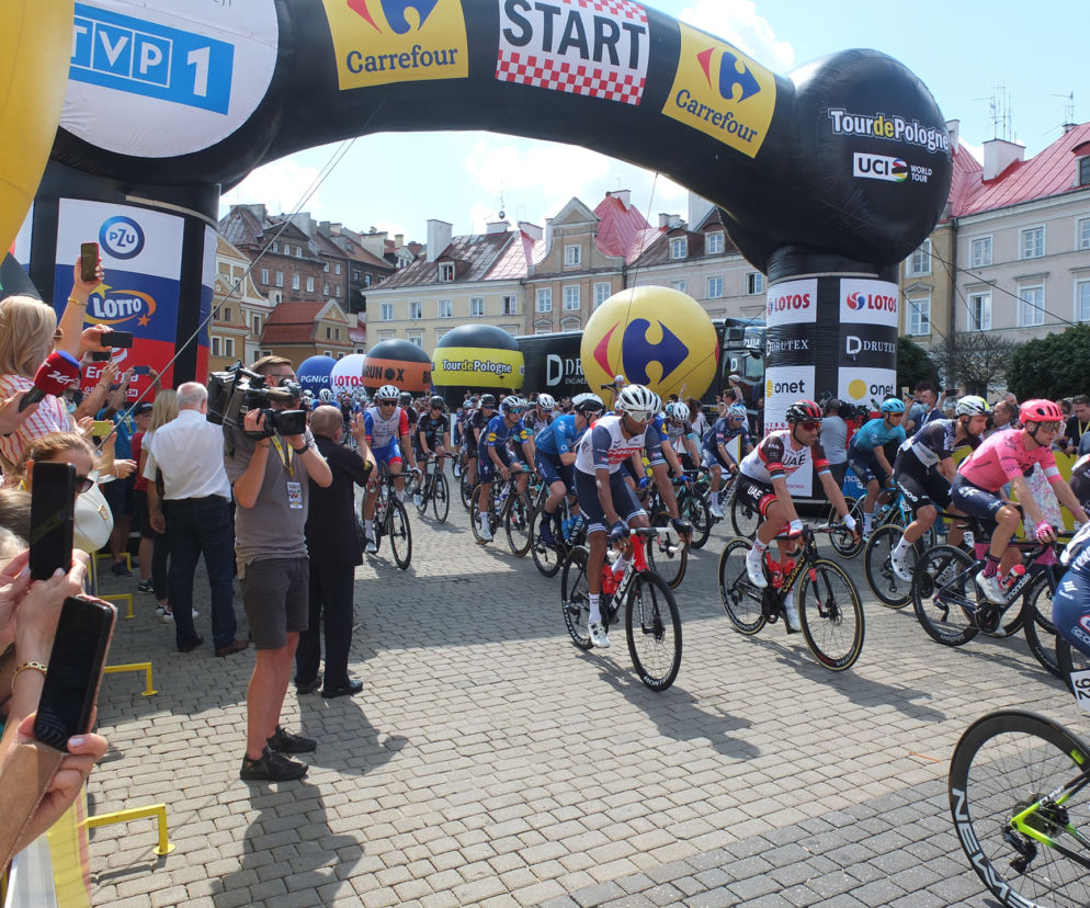 Ruszyli. 78 Tour de Pologne zaczął się na Placu Zamkowym w Lublinie
