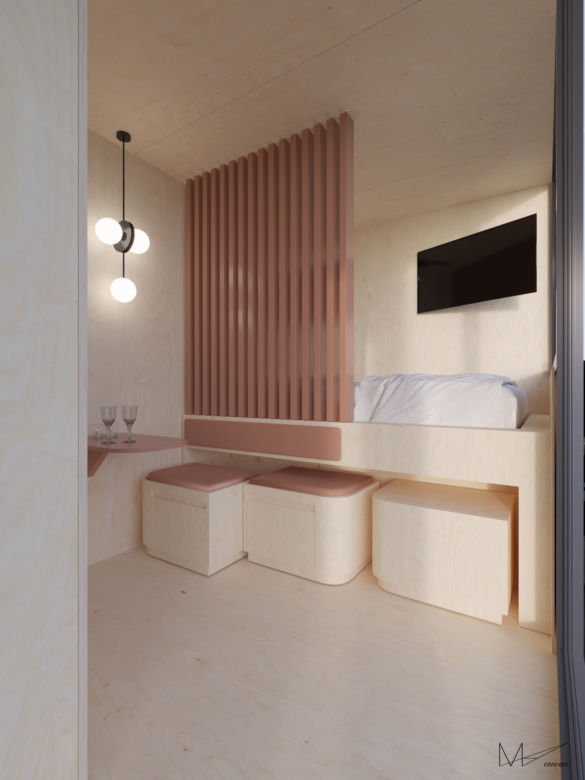 Apartamenty Hotelowe w kontenerach
