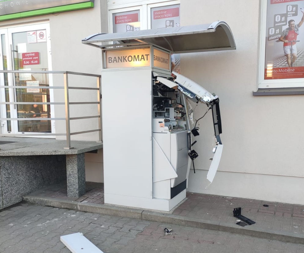 Kasy z bankomatu w Wijewie nie wypłacisz. W nocy (2.03.) ktoś wysadził bankomat