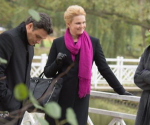 Na dobre i na złe odc. 549. Agata Woźnicka (Emilia Komarnicka), Marek Rogalski (Jan Wieczorkowski), Dorota (Aneta Todorczuk-Perchuć)