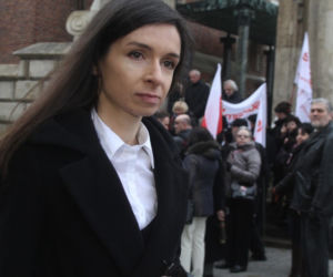 Marta Kaczyńska na Wawelu - rocznica katastrofy smoleńskiej 2013