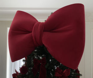 Zamiast gwiazdy na choince - kokarda XXL!