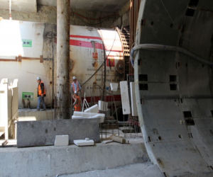 II linia metra- tarcza Maria drąży tunel