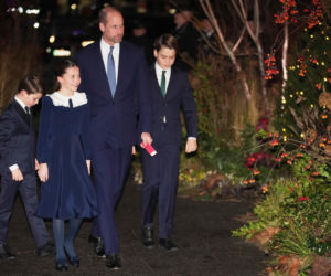 Kate i William z dziećmi na świątecznym koncercie