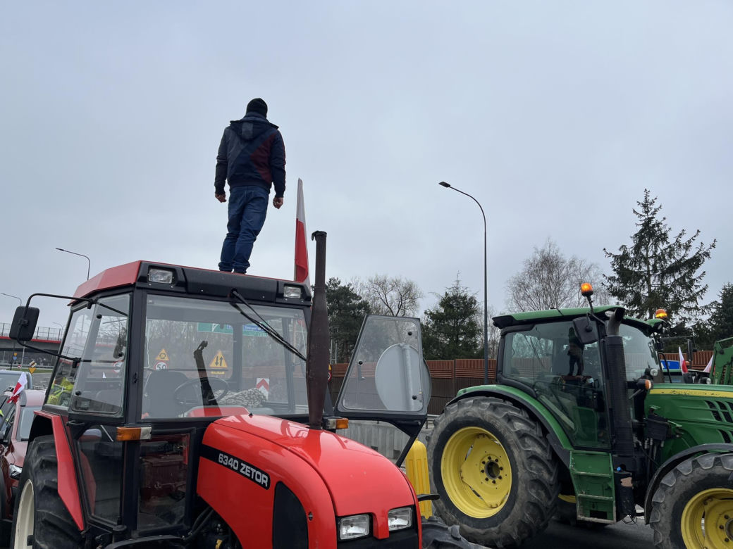 Protesty rolników w Warszawie