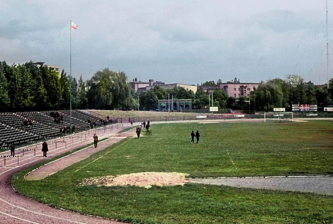 Stadion Błękitnych Kielce w 1972 roku