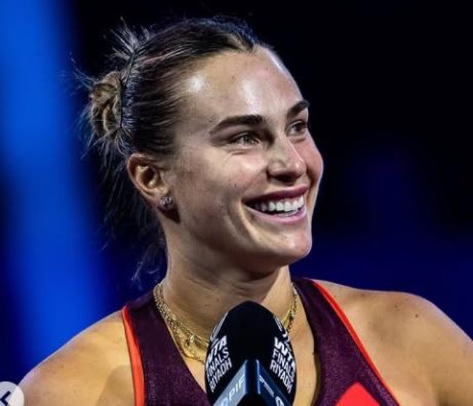 Aryna Sabalenka i jej twarz z bliska