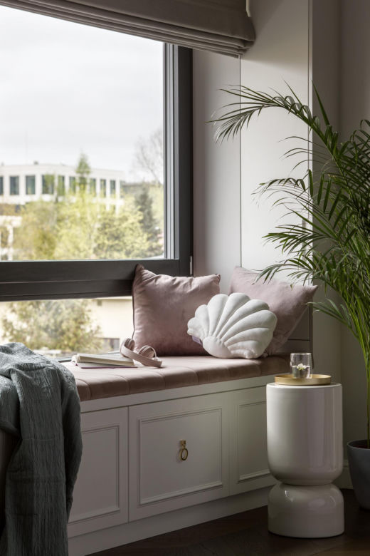 Sypialnia w stylu modern classic