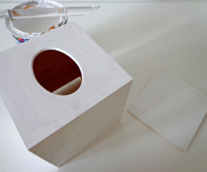 Chustecznik decoupage