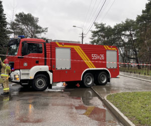 Wielka akcja służb w Otwocku. Ktoś podłożył bombę pod komisariatem?