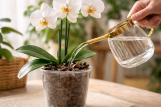 Żółte liście storczyka to popularny problem. Ten jeden błąd podczas podlewania niszczy roślinę