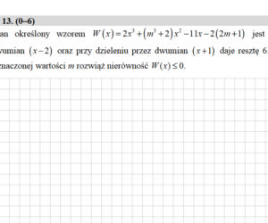 Matura 2020 rozszerzona matematyka. Przykładowe zadania egzaminacyjne