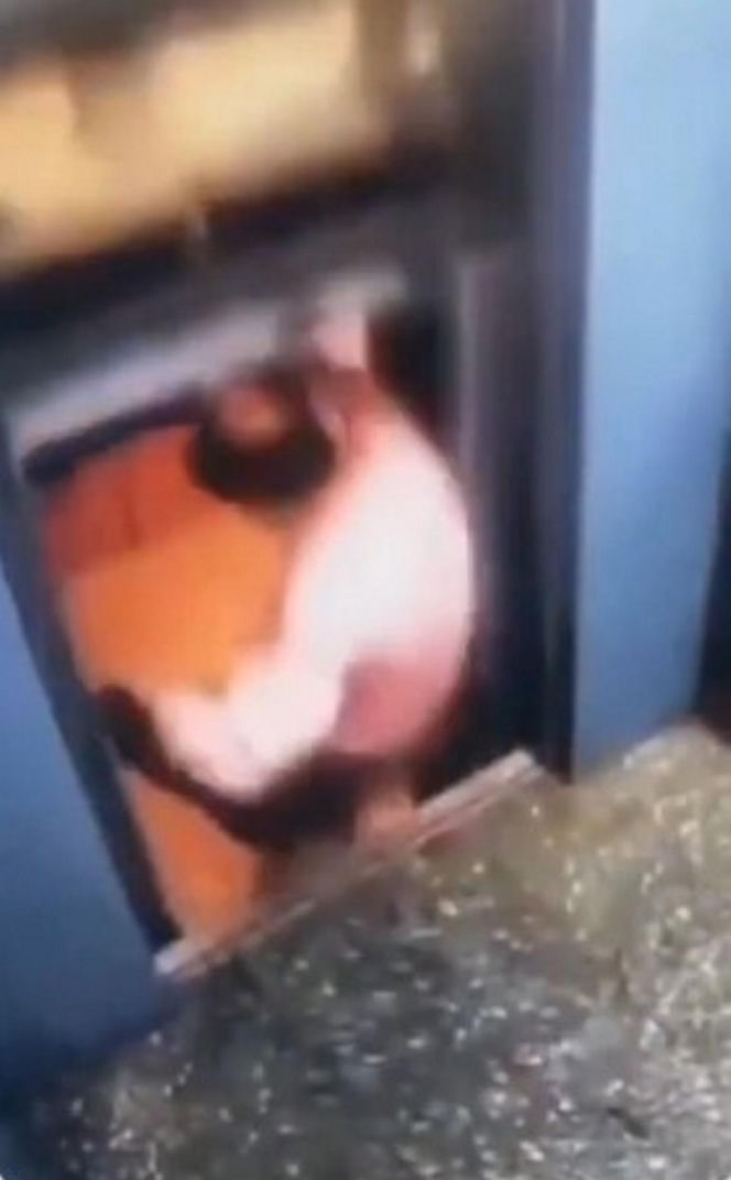 Wchodził do windy, ona ruszyła. Mrożące krew w żyłach wideo