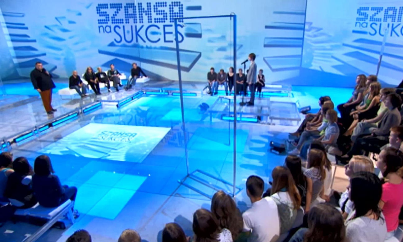 Ralph Kaminski w "Szansie na Sukces" w 2009 r.