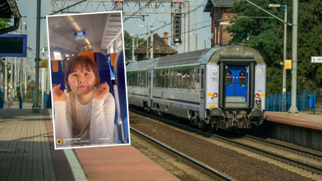 Koreanka wsiadła do polskiego pociągu i oniemiała. Niebo a ziemia