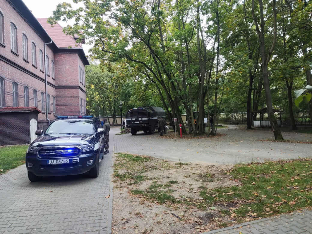 Saperzy znów w Kościanie. Przeczesywali teren przy Centrum Neuropsychiatrycznym