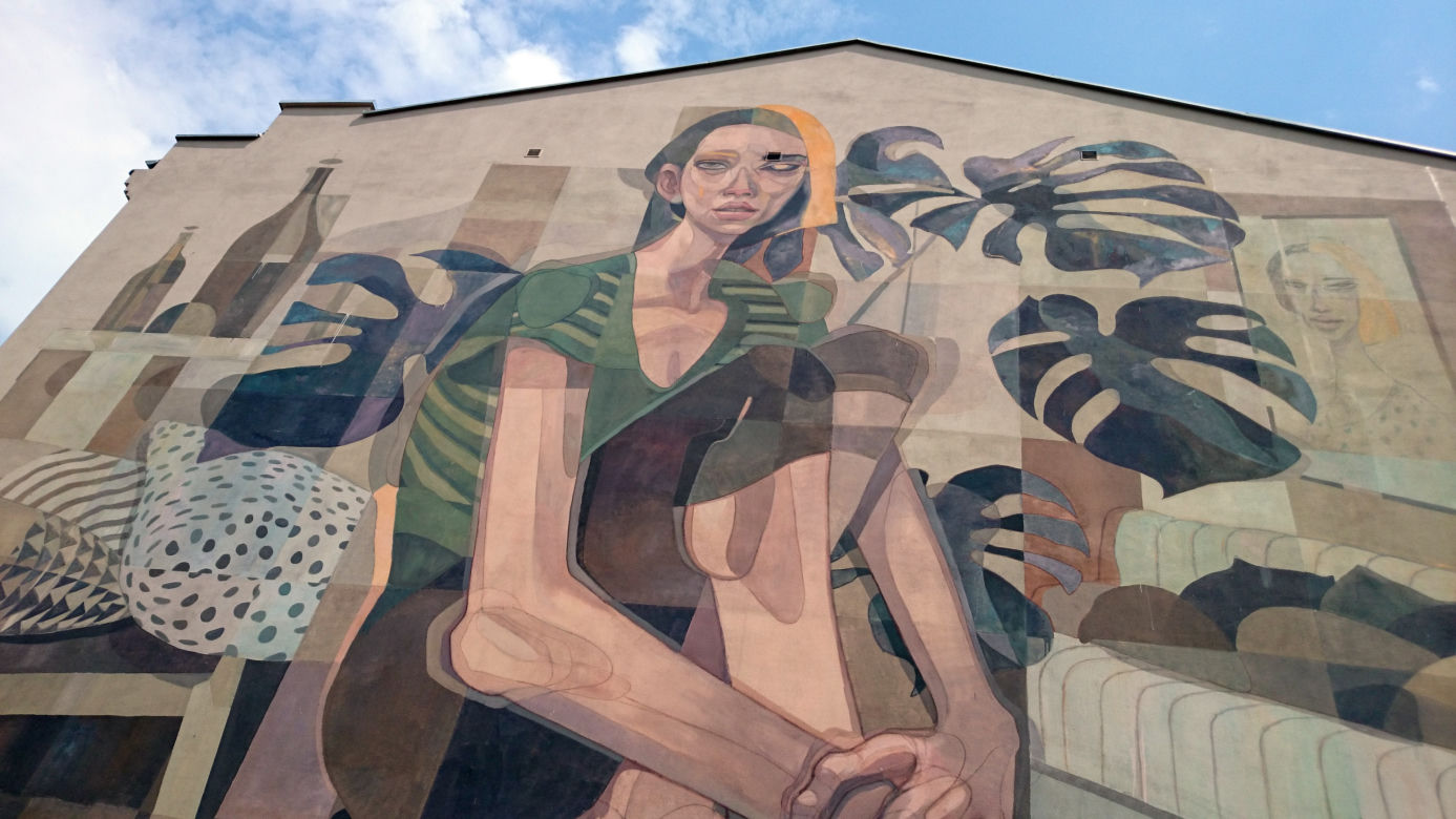 Mural przy Więckowskiego 9