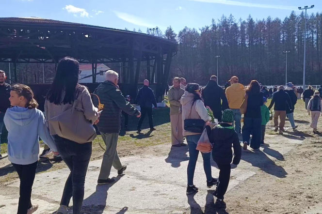 Konna święconka w Szczecinie