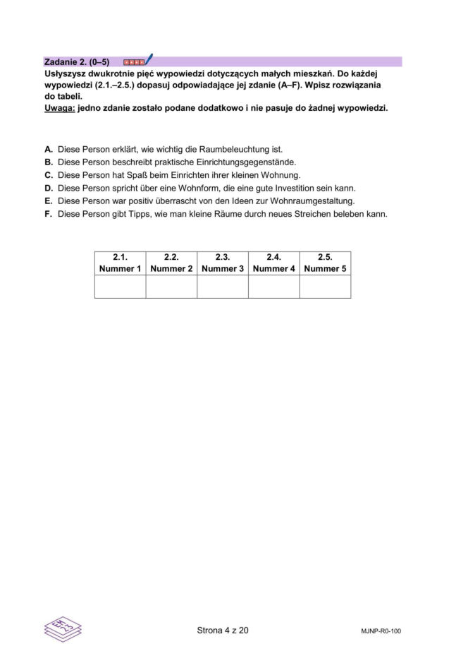 Matura 2026: NIEMIECKI rozszerzony 12.05.2026r. Arkusze CKE [Formuła 2023]