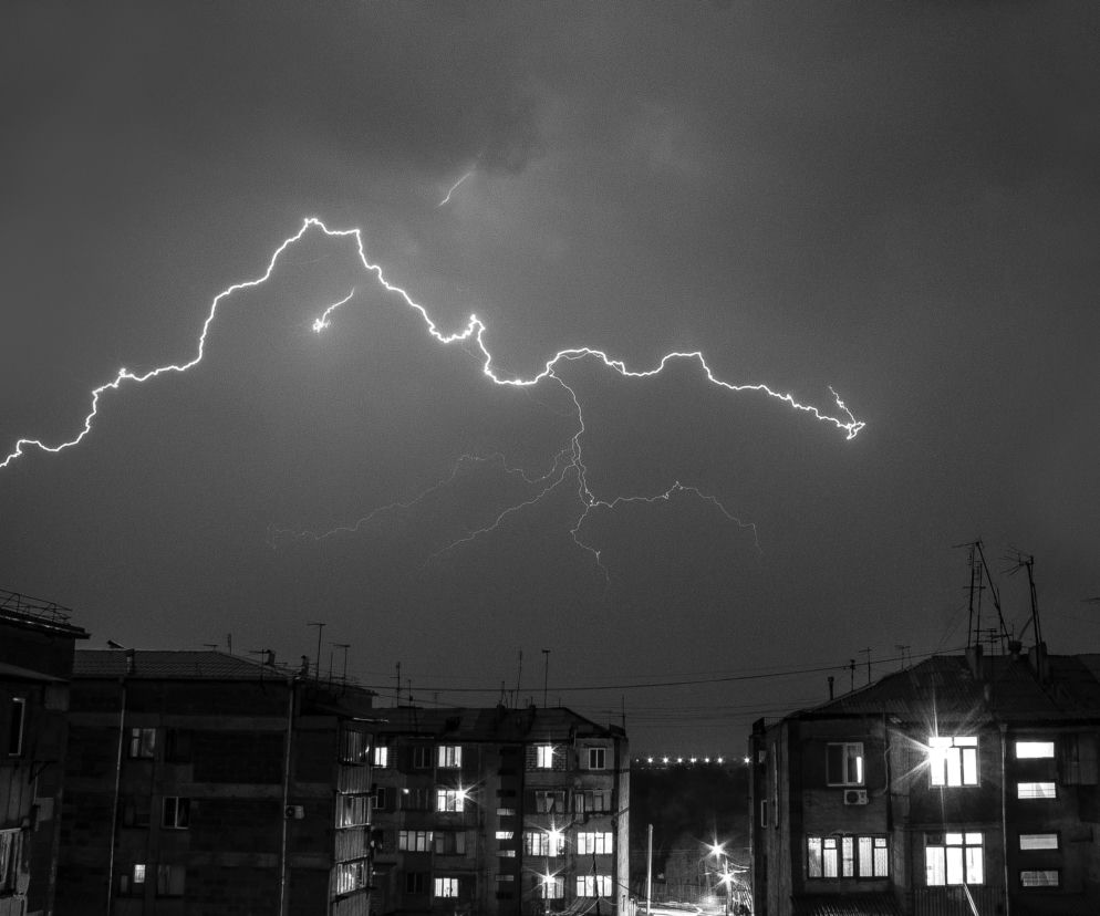 Burza w Łodzi