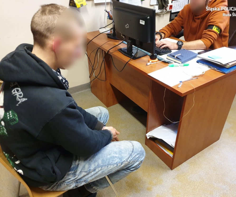 Dwóch nastolatków dokonało wymuszenia rozbójniczego w Rudzie Śląskiej