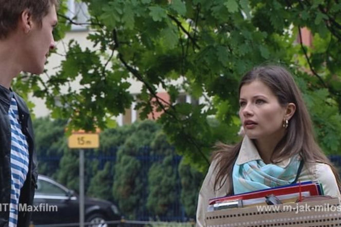 M jak MIŁOŚĆ, odc. 933. Maricn (Mikołaj Roznerski) i Kasia (Agnieszka Sienkiewicz