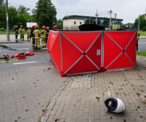 Śmiertelny wypadek motocyklisty w Radości