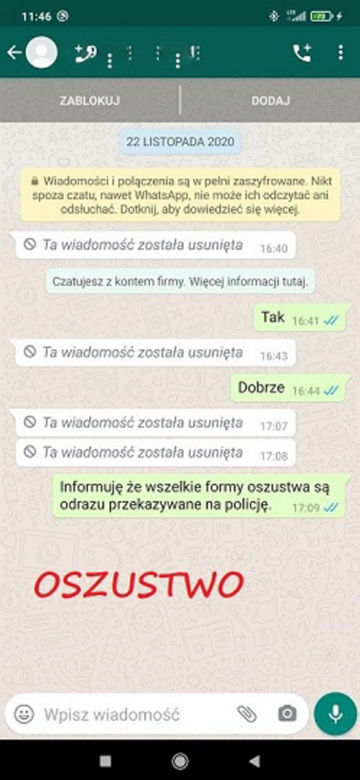 Oszustwo na OLX