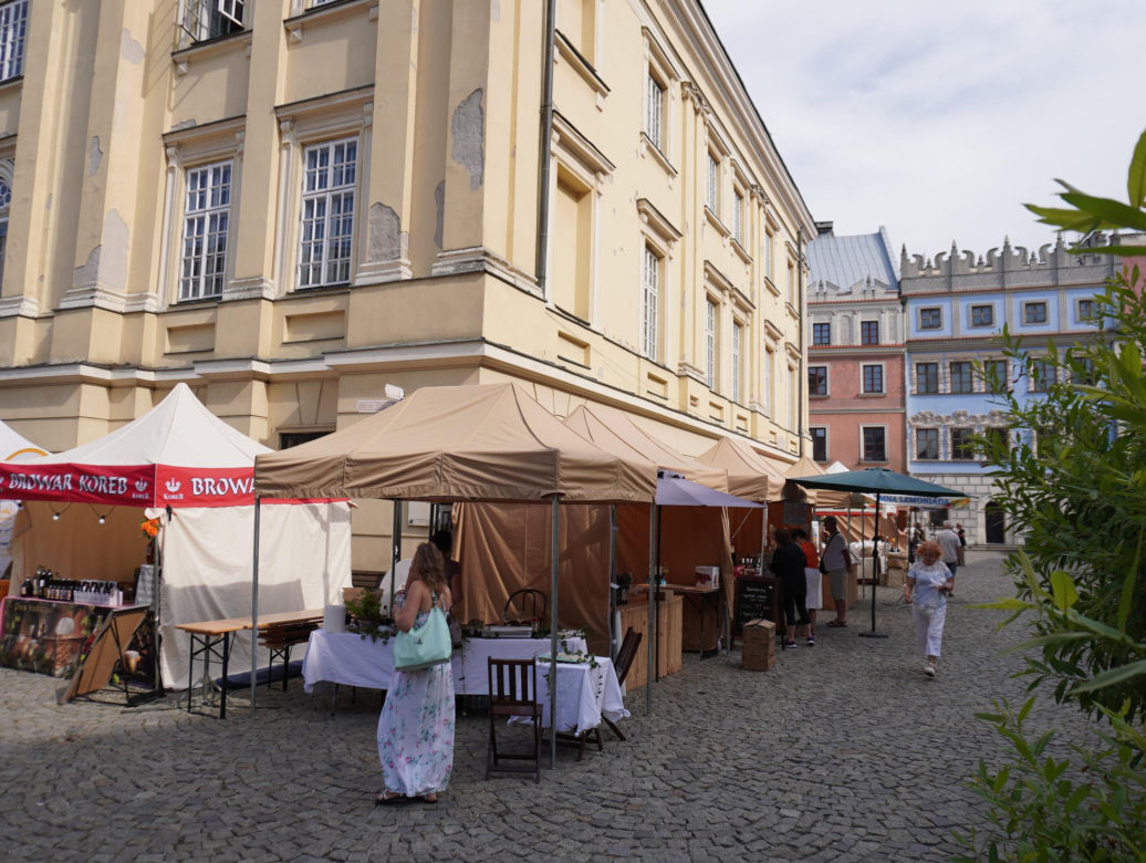 Na Starym Mieście w Lublinie trwa Jarmark Inspiracji w ramach Europejskiego Festiwalu Smaku