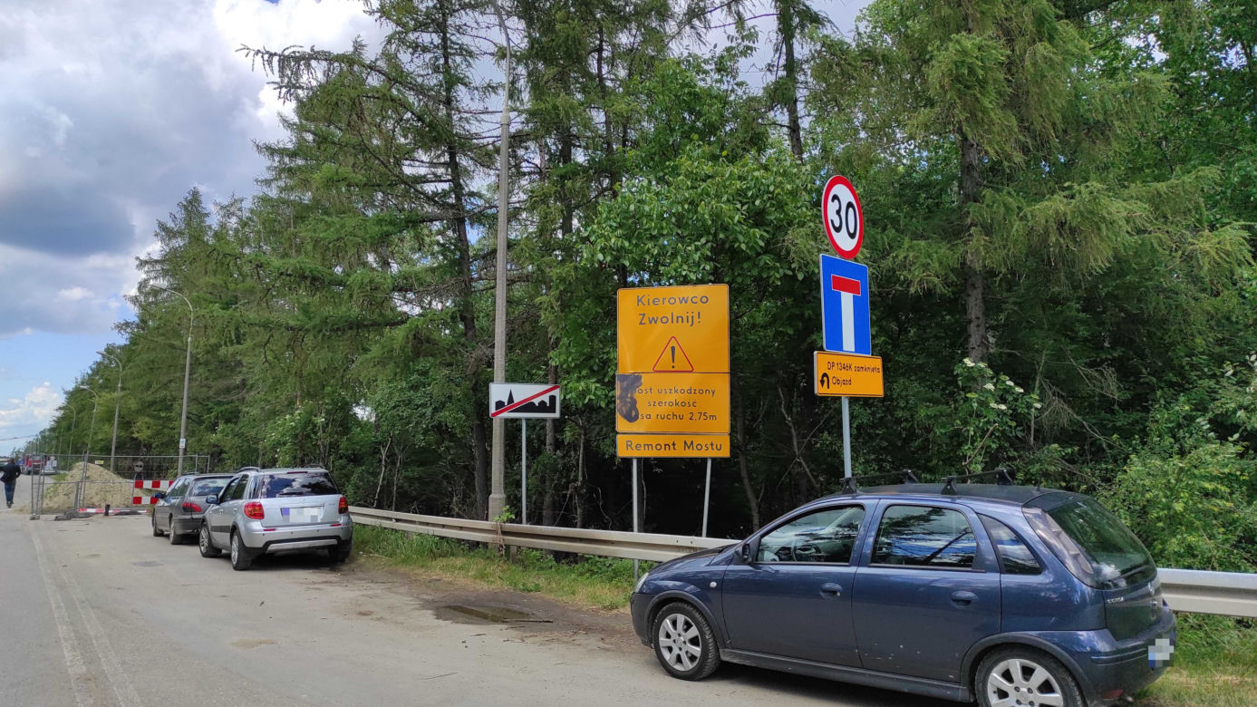 Most w Ostrowie. Obciążenie próbne 28 maja 2022r.