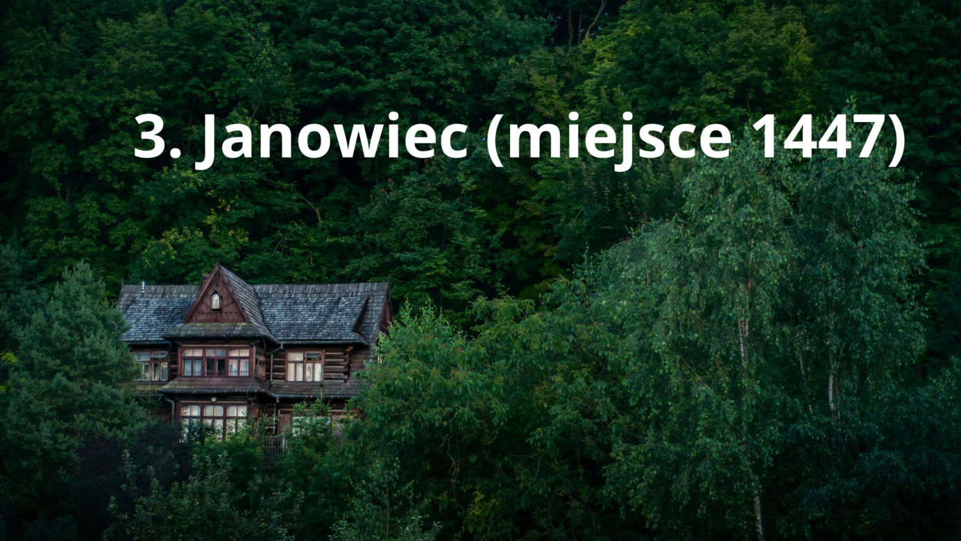 3. Janowiec (miejsce 1447)