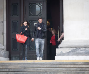 Robert i Ania Lewandowscy w Warszawie