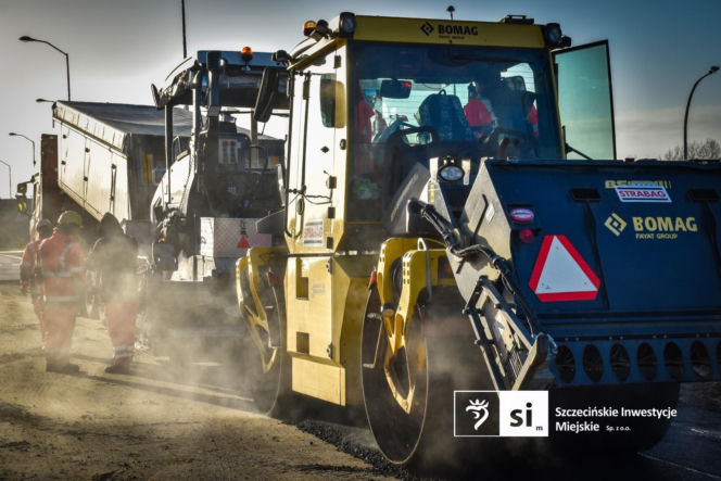 Pierwszy asfalt na Trasie Północnej
