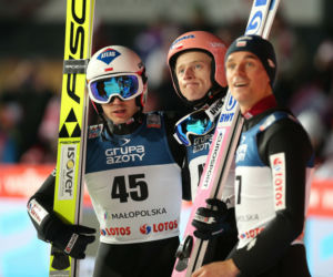 Kamil Stoch, Dawid Kubacki, Piotr Żyła