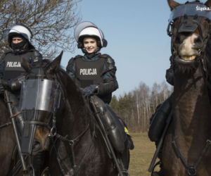 Miss Polski z Katowic wstąpiła na jeden dzień do policji. Anna Maria-Jaromin wzięła udział w teście sprawnościowym
