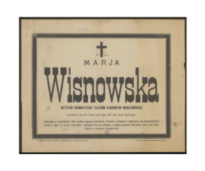 Była pięknością warszawskich scen. Zginęła z ręki kochanka. Jej grób to prawdziwe dzieło sztuki