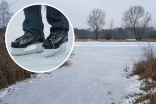 Zabawa na zamarzniętych stawach w Myślęcinku warta ryzyka? „Patrzymy na to z trwogą” – mówi bydgoszczanka