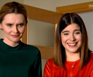 Barwy szczęścia odc. 2270. Agata (Natalia Zambrzycka), Michalina - Mika (Ewa Mosakowska)