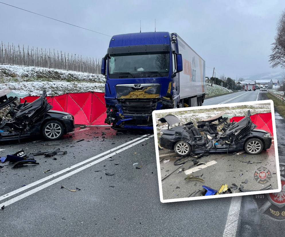 Wypadek na drodze krajowej nr 75