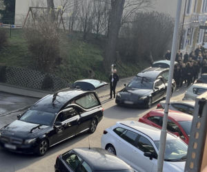 Pogrzeb braci, którzy zginęli w katastrofie śmigłowca pod Rzeszowem