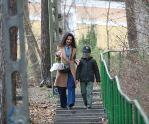 Marta Kaczyńska ze święconką