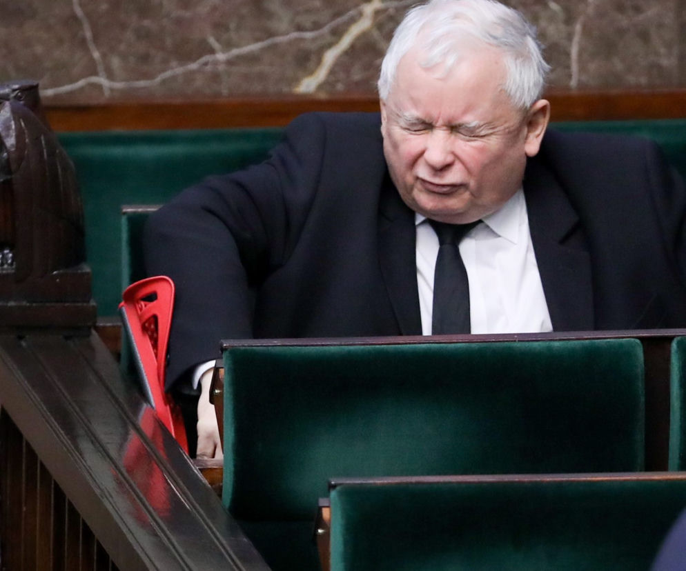 Jarosław Kaczyński w sejmie