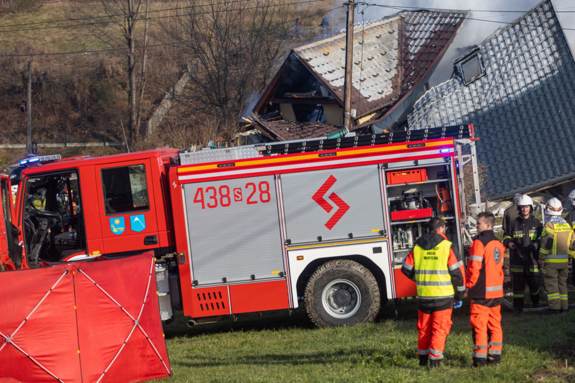 Tragedia w Ustroniu! Wybuch gazu rozsadził dom jednorodzinny