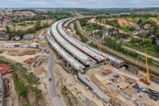Budowa węzła Mistrzejowice na S7