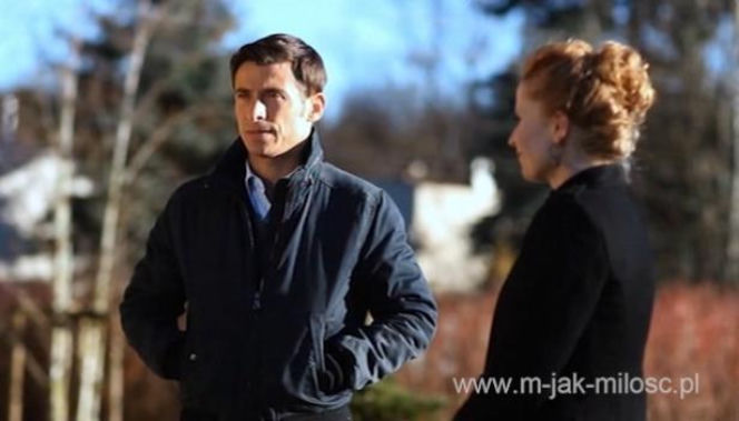 M jak miłość odc. 1051.  Ewa (Dominika Kluźniak), Marek (Kacper Kuszewski)
