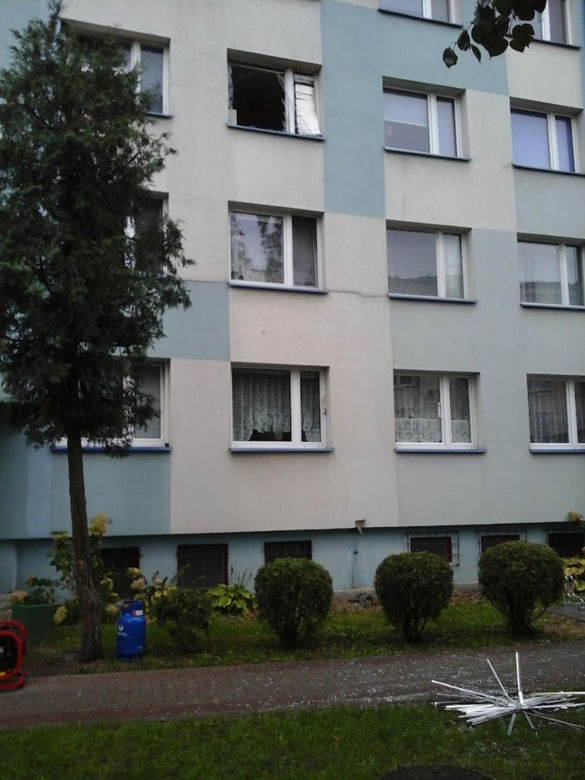 Bielsk Podlaski: Wybuch gazu na ul. Ogrodowej. Ewakuacja i akcja strażaków